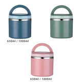 Maxbell Maxbell Lunch Box Noodles Pot Salad Bowl Outdoor Picnic Box for Hiking Travel Picnic 630ml blue