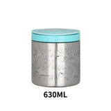 Maxbell Maxbell Lunch Box Noodles Pot Salad Bowl Outdoor Picnic Box for Hiking Travel Picnic 630ml blue