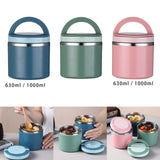 Maxbell Maxbell Lunch Box Noodles Pot Salad Bowl Outdoor Picnic Box for Hiking Travel Picnic 630ml blue