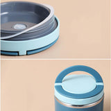 Maxbell Maxbell Lunch Box Noodles Pot Salad Bowl Outdoor Picnic Box for Hiking Travel Picnic 630ml blue