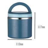 Maxbell Maxbell Lunch Box Noodles Pot Salad Bowl Outdoor Picnic Box for Hiking Travel Picnic 630ml blue
