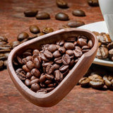 Maxbell Maxbell Wooden Coffee Bean Bowl Espresso Dosing Cup for Restaurant Kitchen Household