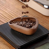 Maxbell Maxbell Wooden Coffee Bean Bowl Espresso Dosing Cup for Restaurant Kitchen Household