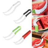 Maxbell Maxbell Watermelon Cutter Easily Watermelon Fruit Divider for Kitchen Camping Indoor silver