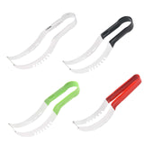 Maxbell Maxbell Watermelon Cutter Easily Watermelon Fruit Divider for Kitchen Camping Indoor silver