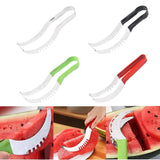 Maxbell Maxbell Watermelon Cutter Easily Watermelon Fruit Divider for Kitchen Camping Indoor silver
