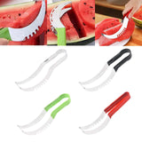 Maxbell Maxbell Watermelon Cutter Easily Watermelon Fruit Divider for Kitchen Camping Indoor silver
