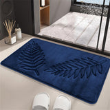 Maxbell Maxbell Bathroom Floor Mat Shower Quick Dry Mat for Bathtub Bedroom Living Room blue