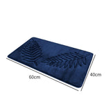 Maxbell Maxbell Bathroom Floor Mat Shower Quick Dry Mat for Bathtub Bedroom Living Room blue