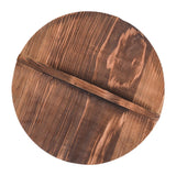 Maxbell Wooden Drop Lid Round Cookware Lid for Household Kitchen Camping Lodges Pots 36cm
