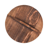 Maxbell Wooden Drop Lid Round Cookware Lid for Household Kitchen Camping Lodges Pots 36cm