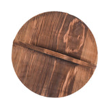 Maxbell Wooden Drop Lid Round Cookware Lid for Household Kitchen Camping Lodges Pots 36cm