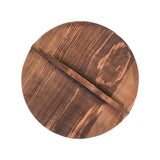 Maxbell Wooden Drop Lid Round Cookware Lid for Household Kitchen Camping Lodges Pots 36cm