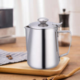 Maxbell Milk Frothing Pitcher Pouring Jug Coffee Milk Frothing Jug for Home Bar Shop 350ml