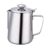 Maxbell Milk Frothing Pitcher Pouring Jug Coffee Milk Frothing Jug for Home Bar Shop 350ml