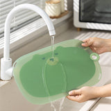 Maxbell Maxbell Cartoon Cutting Board Creative Anti Slip Particles Surface with Hanging Hole white large