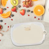 Maxbell Maxbell Cartoon Cutting Board Creative Anti Slip Particles Surface with Hanging Hole white large
