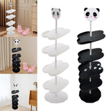 Maxbell Maxbell Children Shoe Rack 5 Tiers Children Shoes Holder for Hallway Entryway Closet White