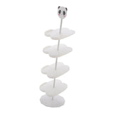 Maxbell Maxbell Children Shoe Rack 5 Tiers Children Shoes Holder for Hallway Entryway Closet White
