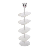 Maxbell Maxbell Children Shoe Rack 5 Tiers Children Shoes Holder for Hallway Entryway Closet White