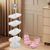 Maxbell Maxbell Children Shoe Rack 5 Tiers Children Shoes Holder for Hallway Entryway Closet White
