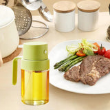 Maxbell Maxbell 200ml Oil Dispenser Oil Sprayer Transparent Glass for Air Fryer Multipurpose Green