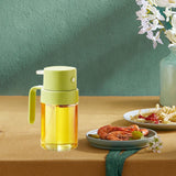 Maxbell Maxbell 200ml Oil Dispenser Oil Sprayer Transparent Glass for Air Fryer Multipurpose Green