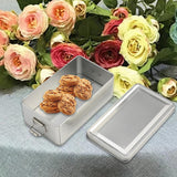 Maxbell Portable Tinplate Storage Box Biscuit Jar for Birthday Party Holiday Kitchen