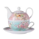 Maxbell Maxbell Pottery Teapot Cup Set Water Kettle for Hotel Restaurant Afternoon Tea Party B