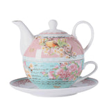 Maxbell Maxbell Pottery Teapot Cup Set Water Kettle for Hotel Restaurant Afternoon Tea Party B