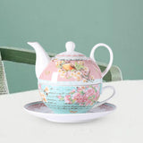 Maxbell Maxbell Pottery Teapot Cup Set Water Kettle for Hotel Restaurant Afternoon Tea Party B