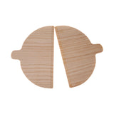 Maxbell 2x2 Pieces Pizza Paddle Sturdy Wooden Pizza Shovel for Pasta Vegetables