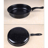 Maxbell 3x Pots and Pans Set Sturdy Kitchen Cookware Set for Restaurant Kitchen Home Black