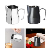 Maxbell Latte Art Pitcher Craft 500ml Milk Frother Cup for Hot Coffee Polish argent