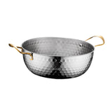 Maxbell Korea Ramen Pot Stockpot Household Seafood Pot for Restaurant Camping Picnic Silver 20cm