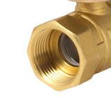 Maxbell 2 Way 3 Wire Brass Motorized Ball Valve Electrical Valve for Air Conditioner DN15