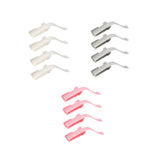 Maxbell 4x Shoe Horn Shoe Spoon Shoe Dressing Aid Boot Horn for Elderly Trainers Men white