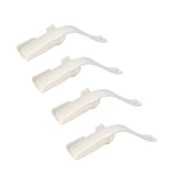 Maxbell 4x Shoe Horn Shoe Spoon Shoe Dressing Aid Boot Horn for Elderly Trainers Men white