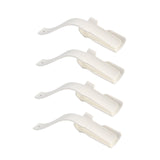 Maxbell 4x Shoe Horn Shoe Spoon Shoe Dressing Aid Boot Horn for Elderly Trainers Men white