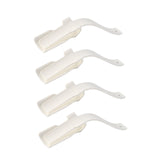 Maxbell 4x Shoe Horn Shoe Spoon Shoe Dressing Aid Boot Horn for Elderly Trainers Men white