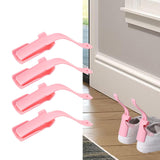 Maxbell 4x Shoe Horn Shoe Spoon Shoe Dressing Aid Boot Horn for Elderly Trainers Men pink