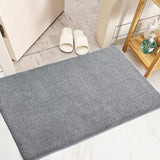 Maxbell Area Rug Doormat Washable Absorbent Carpet Bath Mat for Dorm Entryway Shower 40cmx60cm Gray