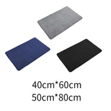 Maxbell Area Rug Doormat Washable Absorbent Carpet Bath Mat for Dorm Entryway Shower 40cmx60cm Gray