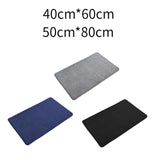 Maxbell Area Rug Doormat Washable Absorbent Carpet Bath Mat for Dorm Entryway Shower 40cmx60cm Gray