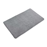 Maxbell Area Rug Doormat Washable Absorbent Carpet Bath Mat for Dorm Entryway Shower 40cmx60cm Gray