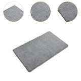 Maxbell Area Rug Doormat Washable Absorbent Carpet Bath Mat for Dorm Entryway Shower 40cmx60cm Gray