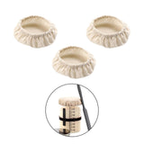 Maxbell Starter Jar Cloth Cover Sturdy Multiuse for Home Coffee Shop Baking Supplies 3 Pieces