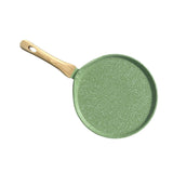 Maxbell Nonstick Crepe Pan Cookware Griddle Pan for Egg Omelet Gas Roti Indian Green universal