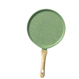Maxbell Nonstick Crepe Pan Cookware Griddle Pan for Egg Omelet Gas Roti Indian Green universal