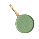 Maxbell Nonstick Crepe Pan Cookware Griddle Pan for Egg Omelet Gas Roti Indian Green universal